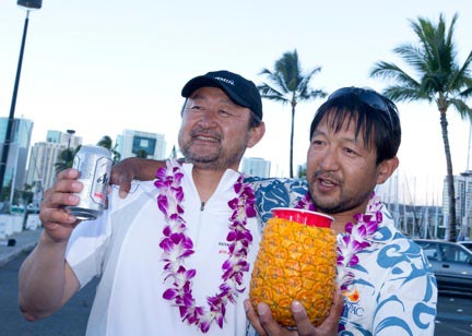 Hiroshi Kitada (left) and Yuishi Takahashi (right), owners of KIHO and Ten Quarter